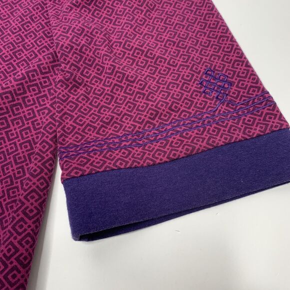 Soft Surroundings Tunic Top Womens Large Purples 3/4 Sleeve Knit Cover up - Picture 6 of 14